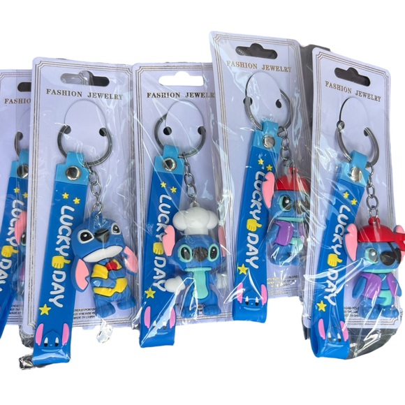Accessories - Stitch-themed PVC keychain/Bah Charm- 1 Random color/design